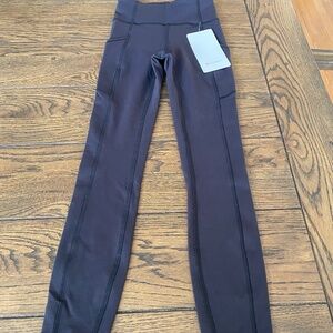 Lululemon Women's Invigorate High-Rise Tight 25" Legging, Black, Size 0, (NWT)